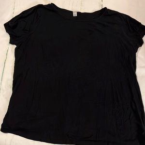 Halogen black tee